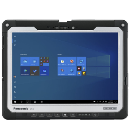 מחשב נייד בתקן צבאי מוקשח פנסוניק Panasonic TOUGHBOOK CF-33SCP13KM CF33 MK2 Intel 6 Cםרקד i7-10810U 4.9GHZ 12Inch 32GB RAM 512GB SSD NoWifi,NoFront Camera,NoBack Camera Win 10 Pro 64Bit